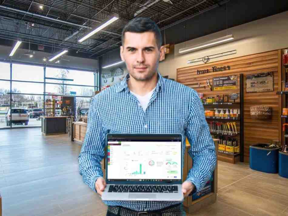 Hardware store POS software used for managing sanitary store sales and inventory
