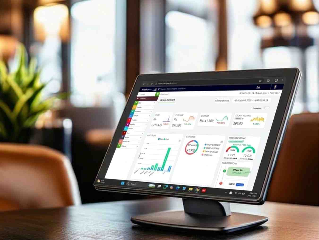Smart restaurant POS software dashboard managing orders, billing, and restaurant operations